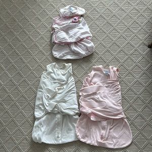 3 Halo newborn sleep sacks